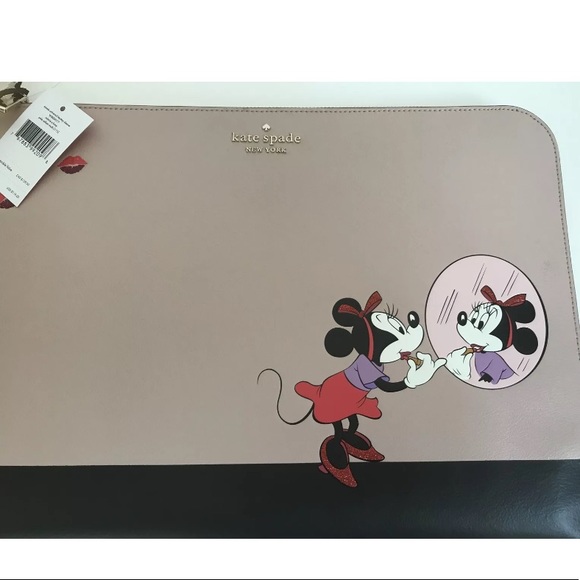 Kate spade Minnie Mouse laptop case beige black - Picture 2 of 5
